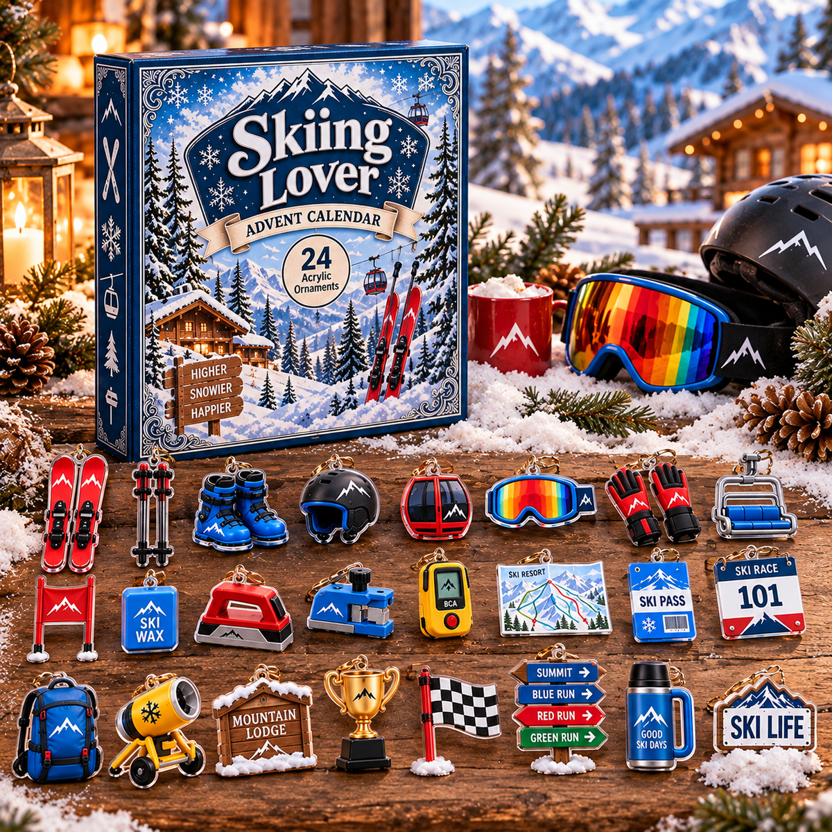 🎄⛷️ Skiing Lover Advent Calendar 2026 ❄️ 24 Days of Ski Season Surprises 🎁✨