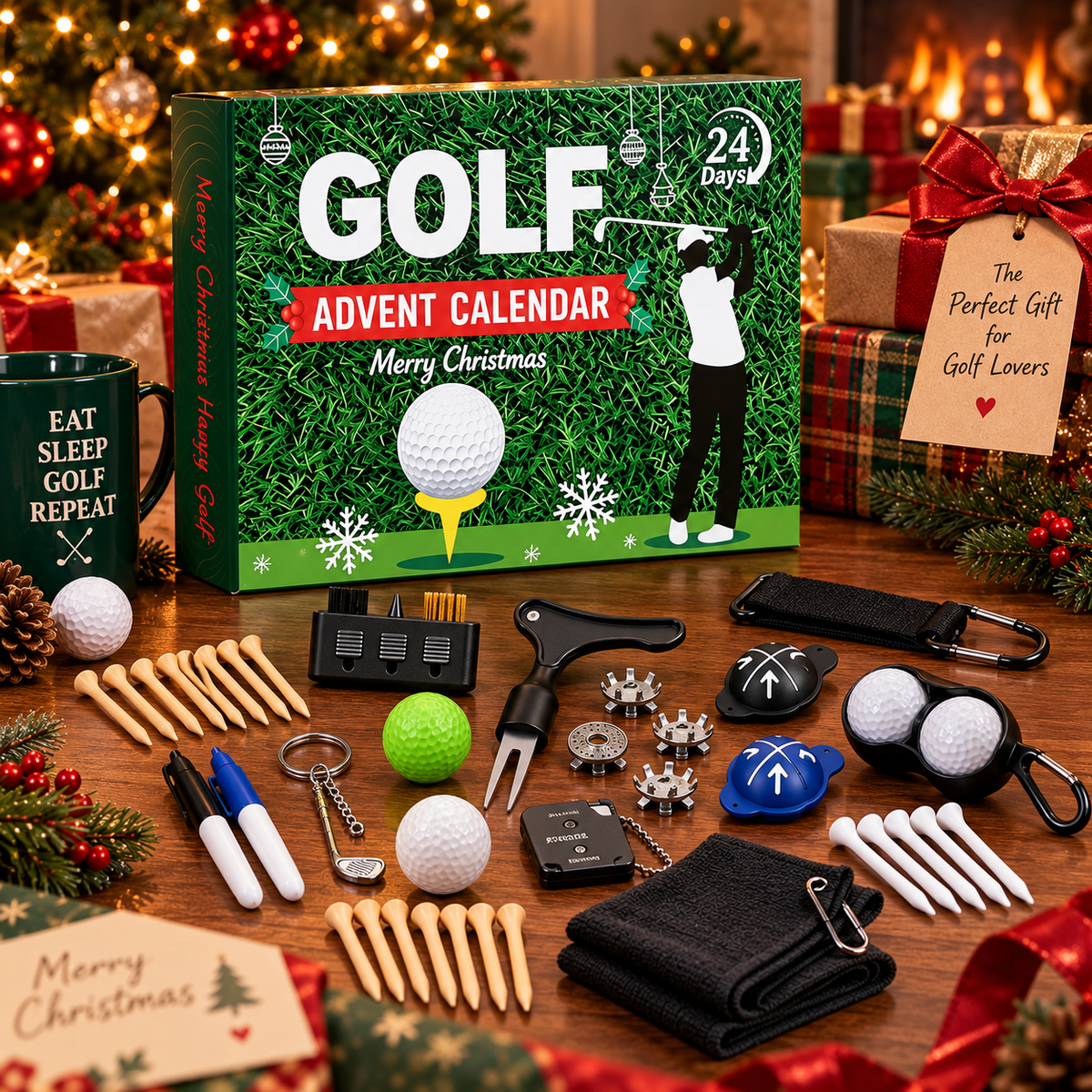 🎄 24-Day Golf Advent Calendar – Daily Christmas Surprises for Golf Lovers