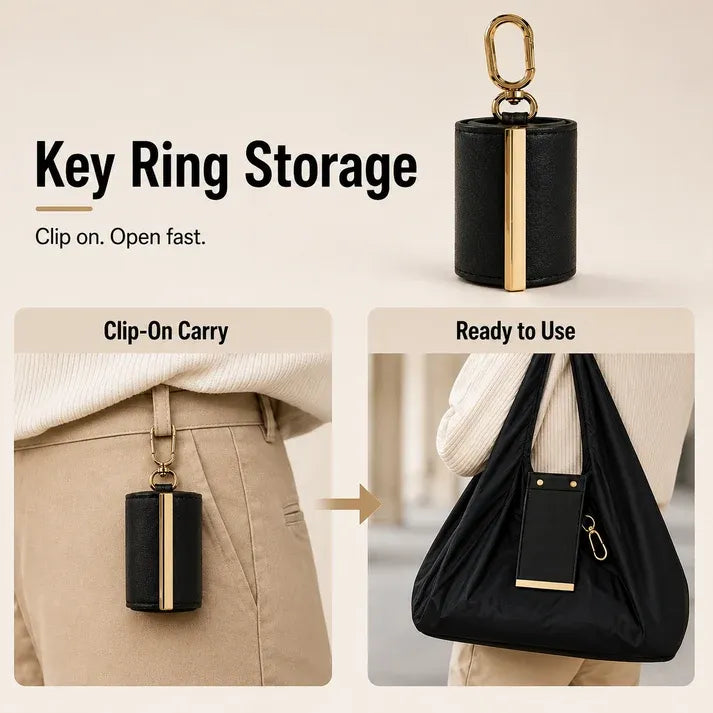 💖⏰Last Day Promotion 49% OFF🔥 - 👜Foldable Keychain Storage Tote Bag🛍