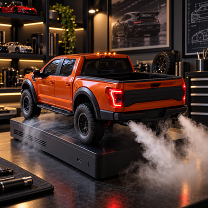 LED Pickup Truck Humidifier -Realistic Exhaust Mist,Raptor-Style Model & CoolDesk Decor