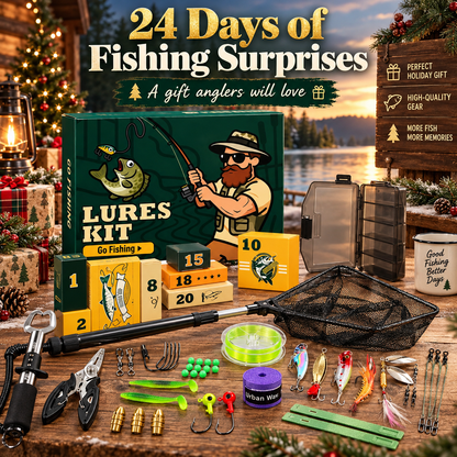 🎣 24 Days of Fishing Surprises – The Ultimate Christmas Gift for Fishing Lovers 🎄