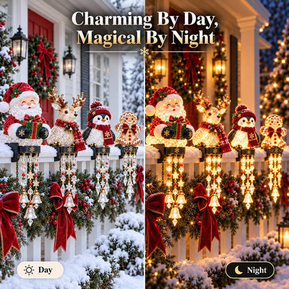 🎄Christmas Porch Railing Lights – 4 Festive Character Designs