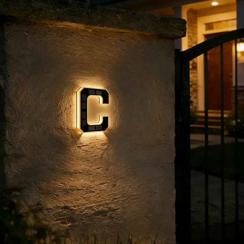 Make Your Home Easy to Find ✨ Solar LED House Numbers