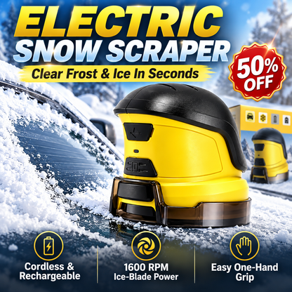 ❄️ Electric Ice Scraper – 1600 RPM Cordless Windshield De-Icer 🚗