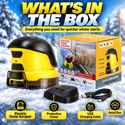 ❄️ Electric Ice Scraper – 1600 RPM Cordless Windshield De-Icer 🚗