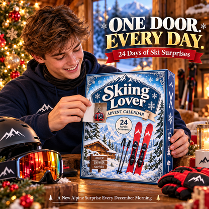 🎄⛷️ Skiing Lover Advent Calendar 2026 ❄️ 24 Days of Ski Season Surprises 🎁✨