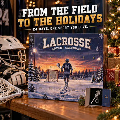 🥍🎄 24-Day Lacrosse Advent Calendar – A Holiday Surprise for Every Fan