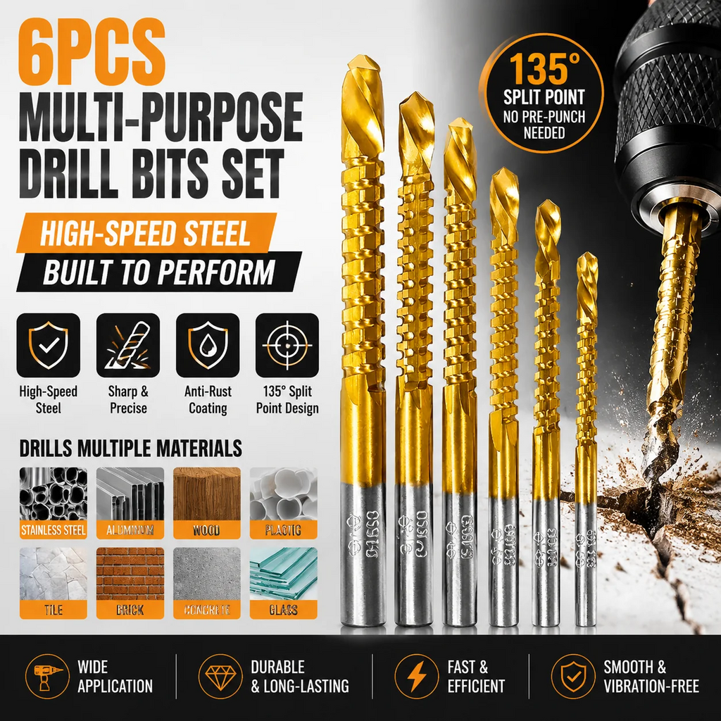 🔥Limited Time 50% Off✨6 Counts Metalworking Ldeal For Drilling