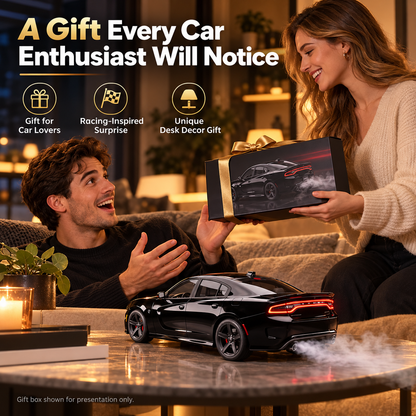 🔥 Racing Car Aroma Diffuser – Realistic Exhaust Mist Effect, Mini Sports Car Desk Decor & Unique Gift for Car Lovers