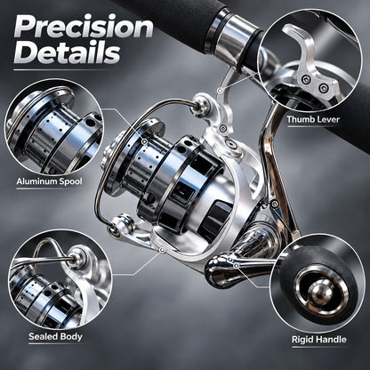 🎣 Single-Hand Jigging Reel