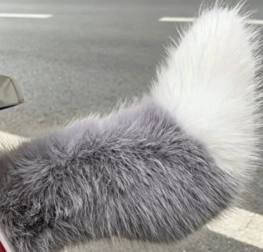 Interactive Wagging Car Tail – The Fun, Fluffy Tail That Brings Your Ride to Life! 🌈