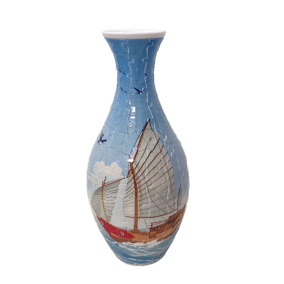 ✨ 3D DIY Puzzle Vase – 11 Creative Designs, Decorative Flower Vase & Craft Gift