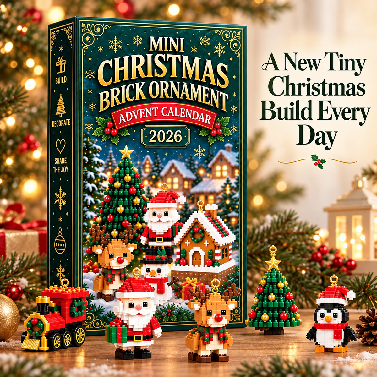 🌲2026 Christmas Brick Advent Calendar | 24 Mini Builds