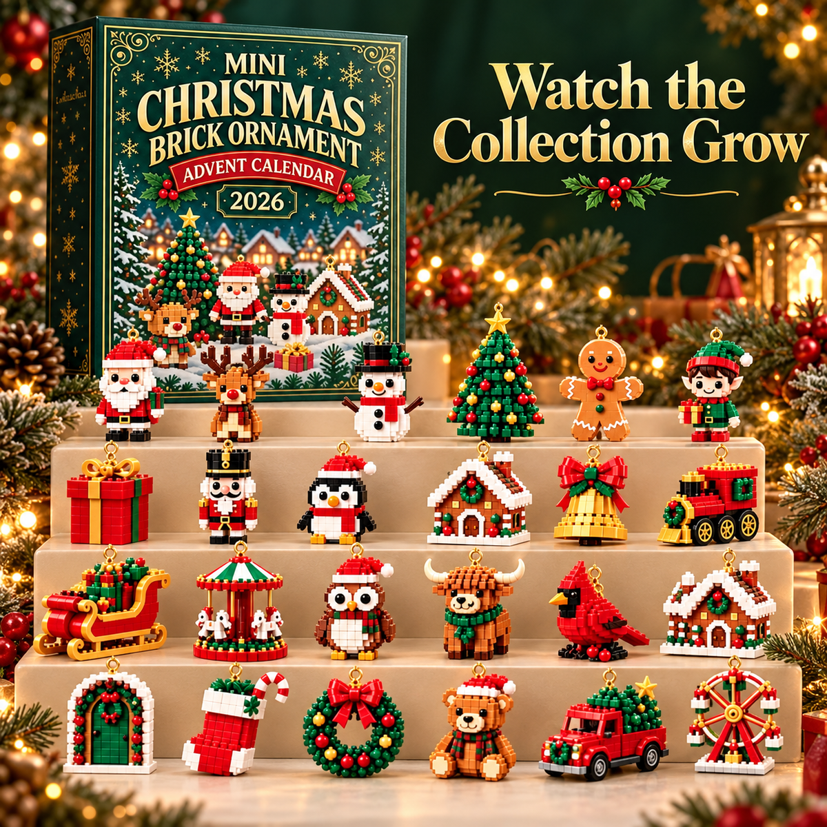 🌲2026 Christmas Brick Advent Calendar | 24 Mini Builds