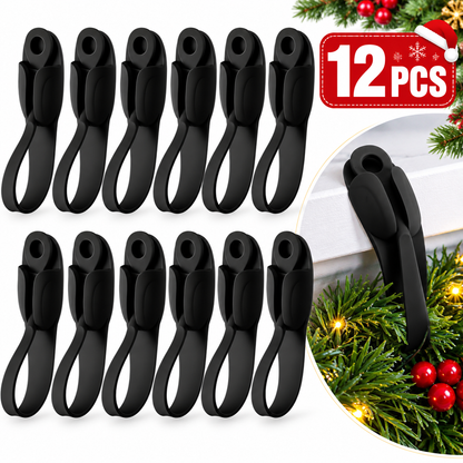 🎄🌿 No-Drill Christmas Garland Hangers ✨🏡 | Flexible Silicone Hooks for Mantels & Staircases