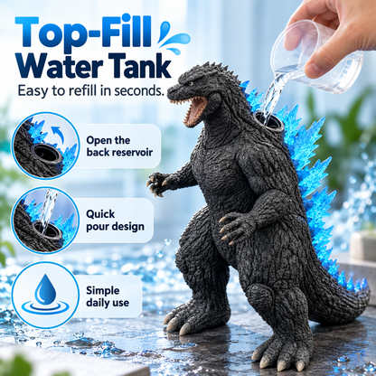 🐉 Kaiju Mist Humidifier – Cool Mist & Glowing Blue LED Monster 💙