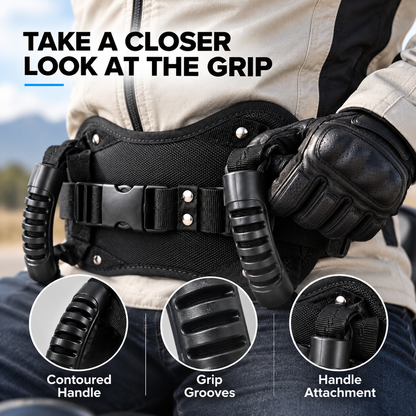 🏍️🤝 Ride Together – Motorcycle Passenger Grab Belt