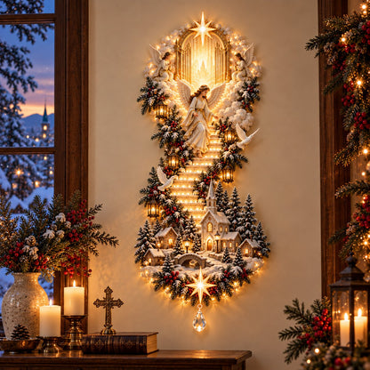 ✨ Last Day – 49% OFF!✨ Jesus Light of Heaven Christmas Wall Hanging✝️