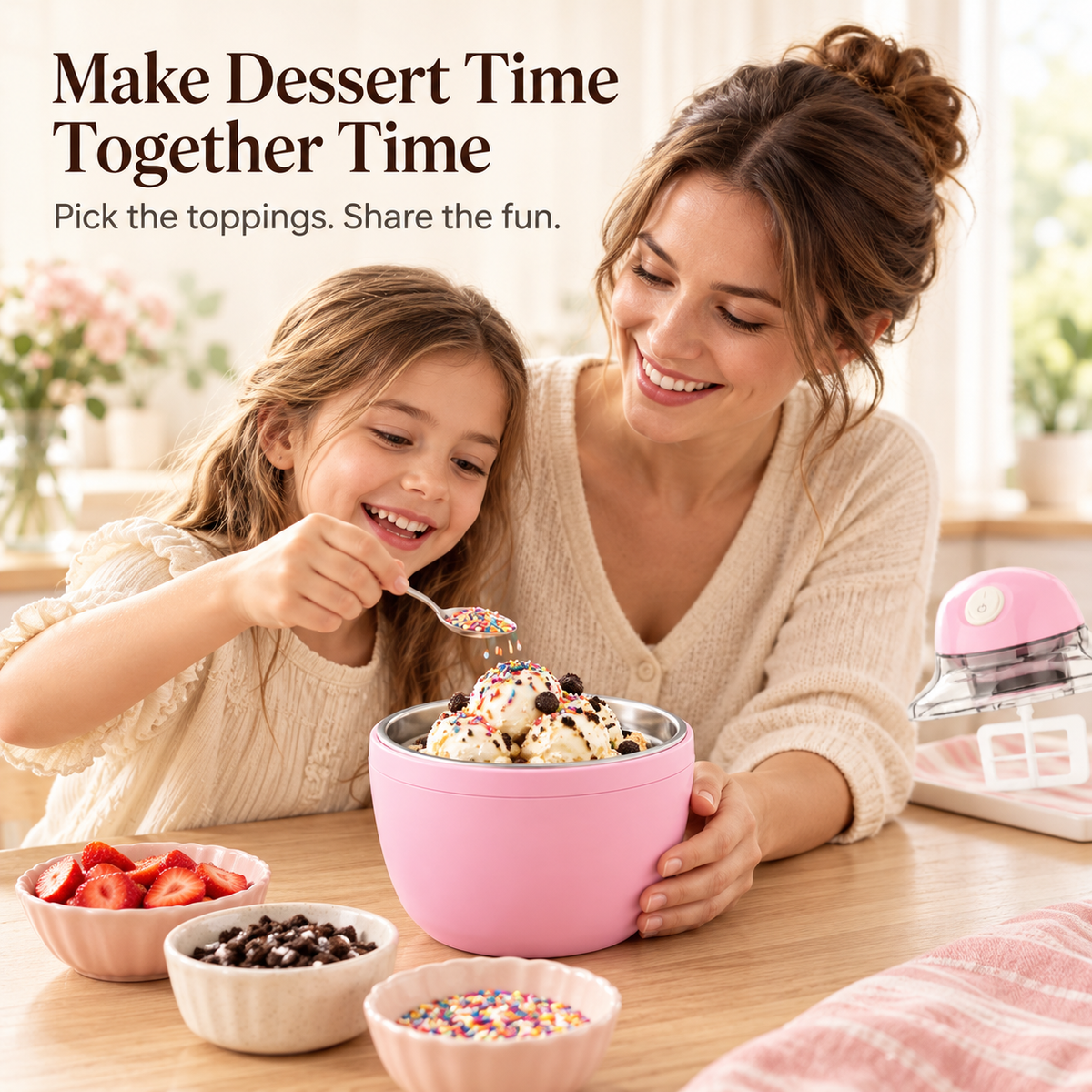🍦 Mini Ice Cream Maker Cup – Homemade Treats, Your Favorite Flavors