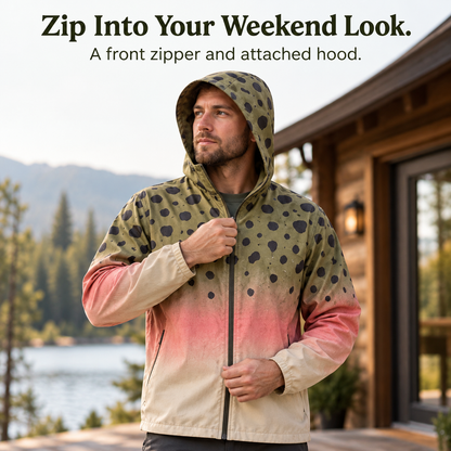 🎣🐟 Fish-Inspired Hooded Jacket — Standout Fishing Style & a Thoughtful Gift for Anglers 🎁