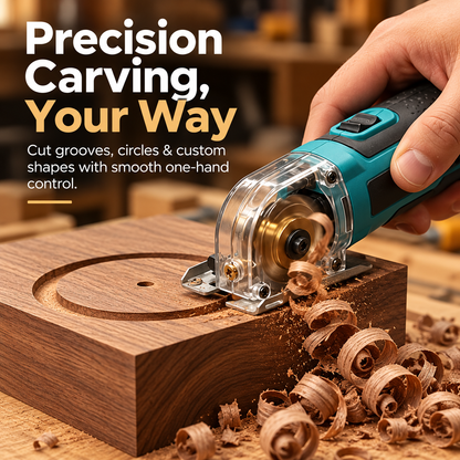 🔧Compact Precision Wood Carving Tool – Freeform Groove & Detail Cutter