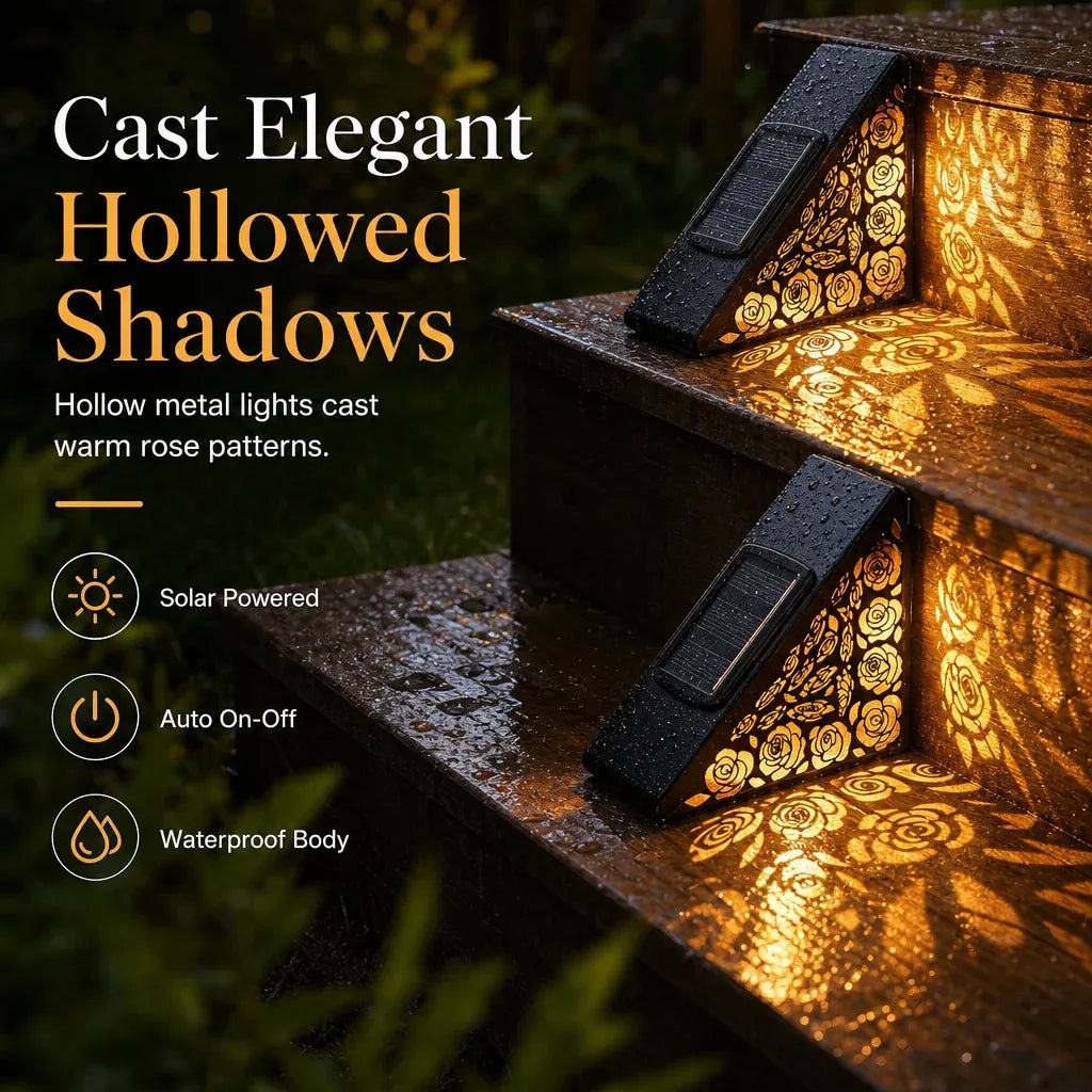 ☀️ Solar Step Light – For stairs, decks & pathways ✨