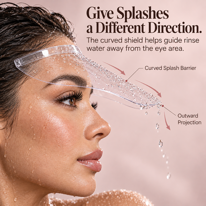 🚿💖 Keep Lashes Dry Shower Shield – No-Strap Lash Extension Protector