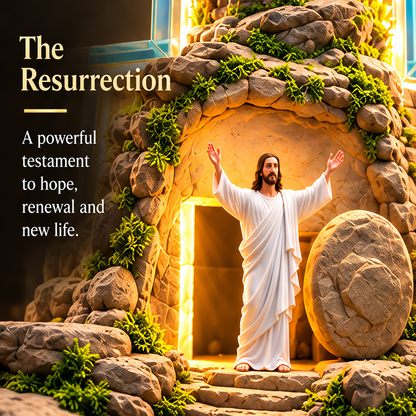 🙏✝️ Jesus Story Cross Lamp – A Gift of Faith, Hope & Love ✨