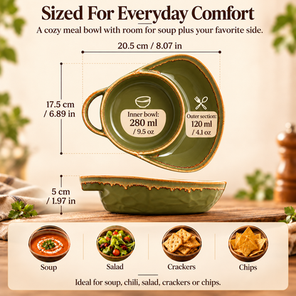 ✨Handmade Soup & Sandwich Bowl Set / Cozy Meals🥣