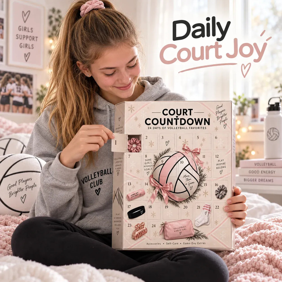 🏐 24 Days of Volleyball Magic Advent Calendar – 24 Volleyball-Themed Christmas Surprises