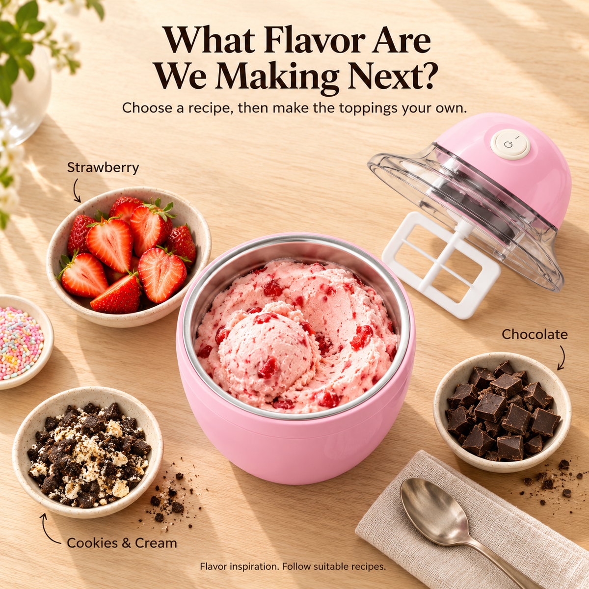 🍦 Mini Ice Cream Maker Cup – Homemade Treats, Your Favorite Flavors