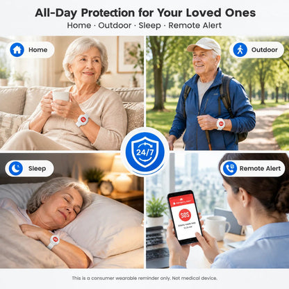 🔥🎁 Half-price offer: Safeguard the elderly—SOS emergency call wristband for seniors 🆘