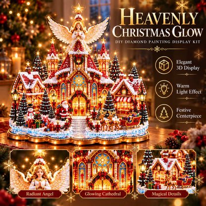 🎄 DIY Light-Up Christmas Diamond Painting ✨ 3D Festive Design