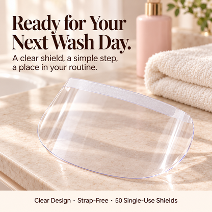 🚿💖 Keep Lashes Dry Shower Shield – No-Strap Lash Extension Protector