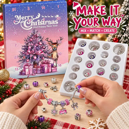 🎄24-Day Christmas DIY Charm Bracelet Advent Calendar🎁