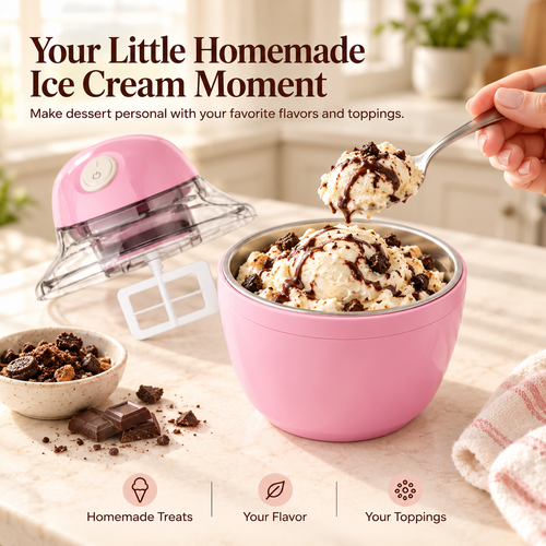 🍦 Mini Ice Cream Maker Cup – Homemade Treats, Your Favorite Flavors