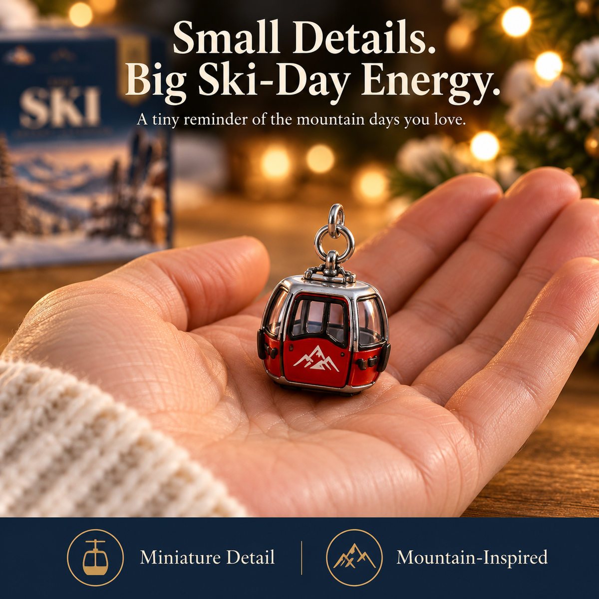 ⛷️ Ski Advent Calendar 2026 – 24 Day Alpine Christmas Countdown 🎄 | Skier & Snow Lover Gift 🎁