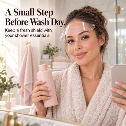 🚿💖 Keep Lashes Dry Shower Shield – No-Strap Lash Extension Protector