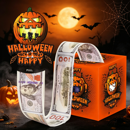 Money Pull Box, Creative Spooky Halloween Cash Holder💵🎁