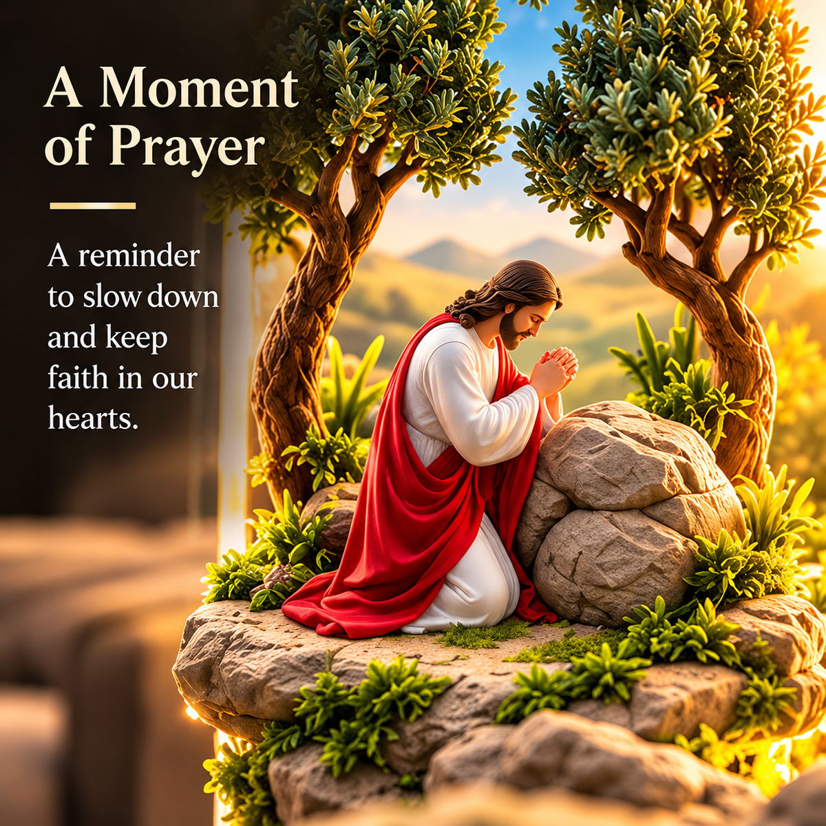 🙏✝️ Jesus Story Cross Lamp – A Gift of Faith, Hope & Love ✨