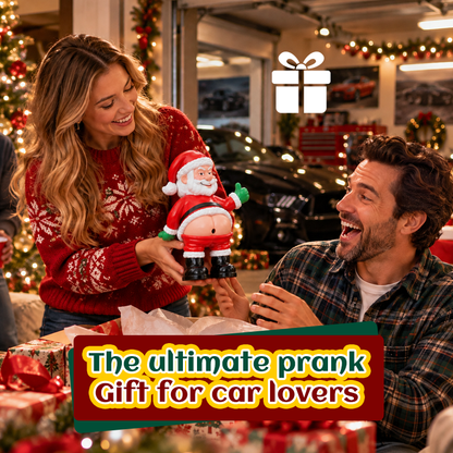 Funny Spraying Santa Car Decoration
