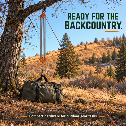 Game & Gear Hoist - Block and Tackle System