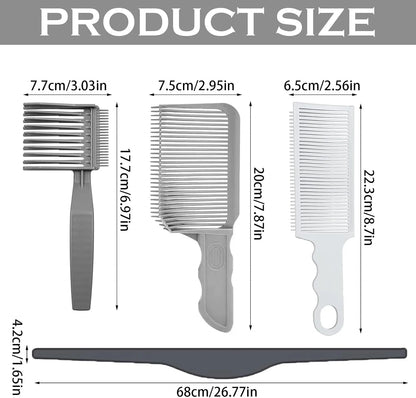 Unisex 4-Piece Hair Cutting Guide &amp; Trimming Kit