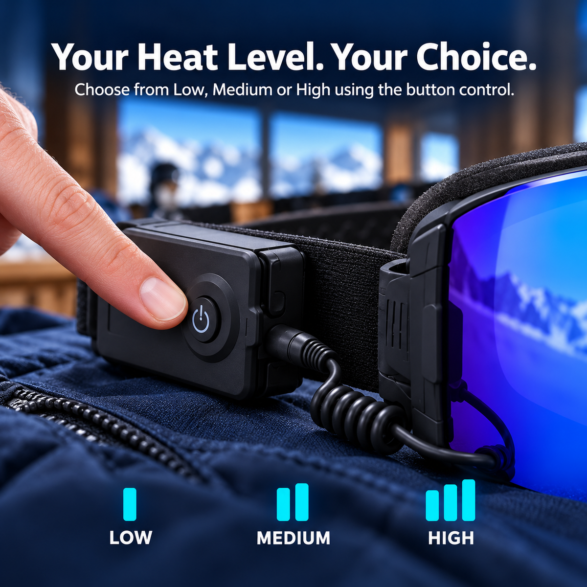 🎄 Heated Anti-Fog Ski Goggles –❄️ A Christmas Gift for Snow Lovers 🎁