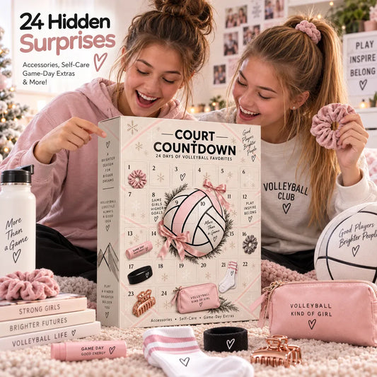 🏐 24 Days of Volleyball Magic Advent Calendar – 24 Volleyball-Themed Christmas Surprises