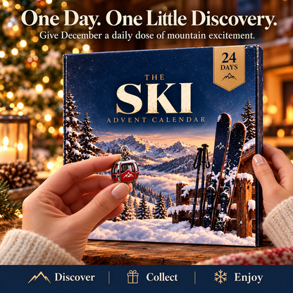 ⛷️ Ski Advent Calendar 2026 – 24 Day Alpine Christmas Countdown 🎄 | Skier & Snow Lover Gift 🎁