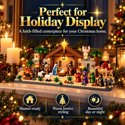⛪🎅Nativity Building Advent Calendar | 24 Daily Builds to Create a Complete Christmas Scene✝️
