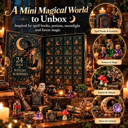 🌙🔮 Woodland Witch Advent Calendar 2026 – 24 Days of Magical Surprises 🎁