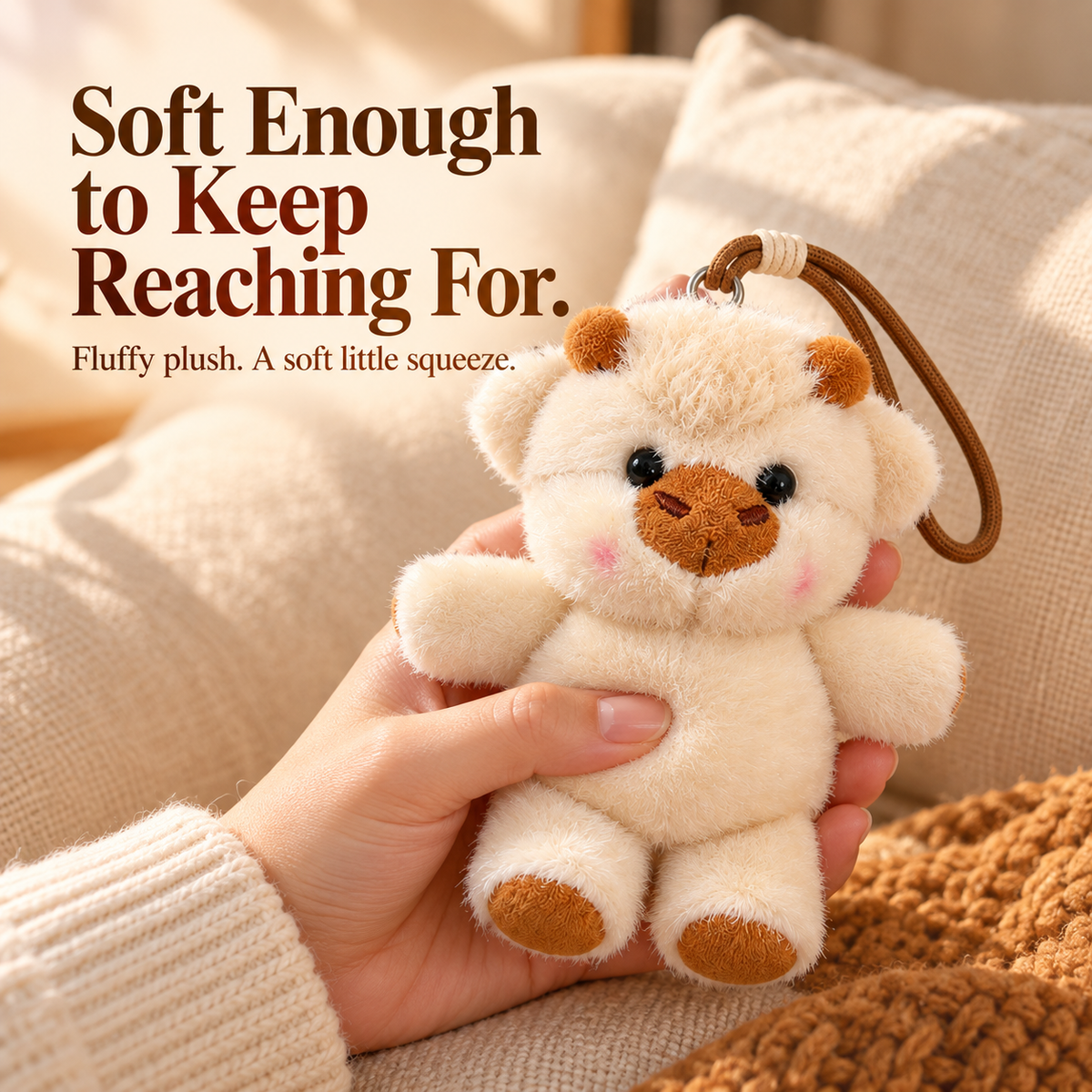 Your Bag’s Cutest Plus-One 🐮✨ Mini Plush Animal Bag Charm