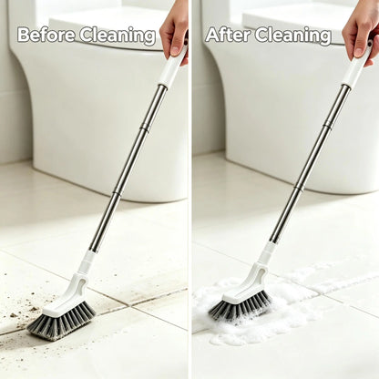 🧹Telescopic Crevice Cleaning Brush – Long Handle Gap Cleaner for Bathroom, Toilet, Floors & Windows